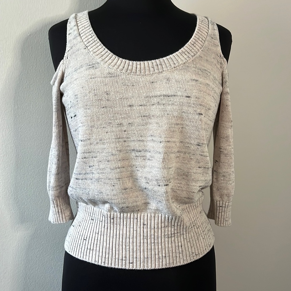 Revolve ROI Cold Shoulder Knit Top
